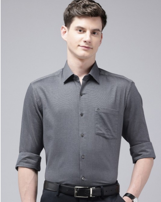 Men's Grey Formal Shirt